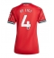 Manchester United Matthijs de Ligt #4 Thuis tenue Dames 2025-26 Korte Mouwen