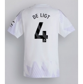 Manchester United Matthijs de Ligt #4 Uit tenue 2025-26 Korte Mouwen
