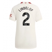 Manchester United Victor Lindelof #2 Derde tenue Dames 2023-24 Korte Mouwen