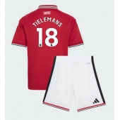 Manchester United Youri Tielemans #18 Thuis tenue Kids 2026-27 Korte Mouwen (+ broek)