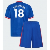 Manchester United Youri Tielemans #18 Uit tenue Kids 2026-27 Korte Mouwen (+ broek)