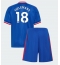 Manchester United Youri Tielemans #18 Uit tenue Kids 2026-27 Korte Mouwen (+ broek)