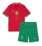 Marokko Achraf Hakimi #2 Thuis tenue Kids WK 2026 Korte Mouwen (+ broek)