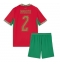 Marokko Achraf Hakimi #2 Thuis tenue Kids WK 2026 Korte Mouwen (+ broek)