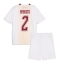 Marokko Achraf Hakimi #2 Uit tenue Kids WK 2026 Korte Mouwen (+ broek)