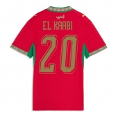 Marokko Ayoub El Kaabi #20 Thuis tenue Dames WK 2026 Korte Mouwen