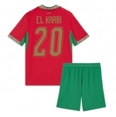 Marokko Ayoub El Kaabi #20 Thuis tenue Kids WK 2026 Korte Mouwen (+ broek)