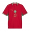 Marokko Ayoub El Kaabi #20 Thuis tenue WK 2026 Korte Mouwen