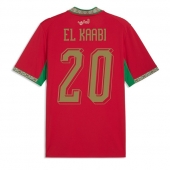 Marokko Ayoub El Kaabi #20 Thuis tenue WK 2026 Korte Mouwen