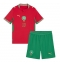 Marokko Brahim Diaz #10 Thuis tenue Kids WK 2026 Korte Mouwen (+ broek)