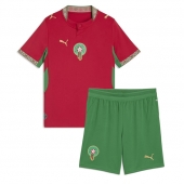 Marokko Thuis tenue Kids WK 2026 Korte Mouwen (+ broek)