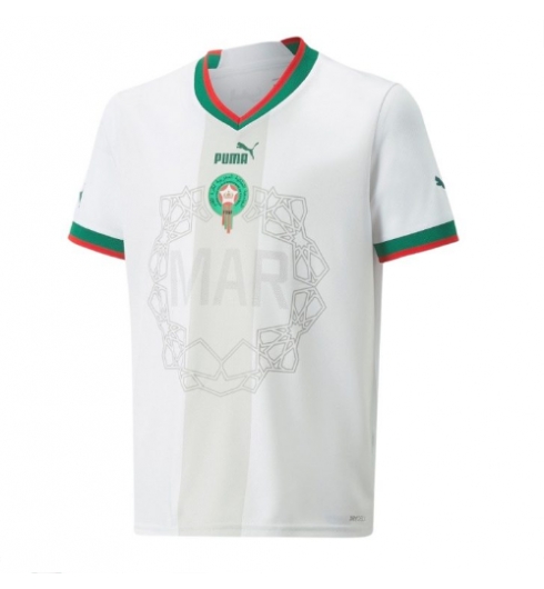 Marokko Uit tenue WK 2022 Korte Mouwen