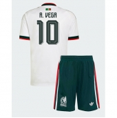 Mexico Alexis Vega #10 Uit tenue Kids WK 2026 Korte Mouwen (+ broek)