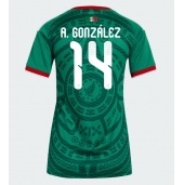Mexico Armando Gonzalez #14 Thuis tenue Dames WK 2026 Korte Mouwen