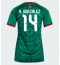 Mexico Armando Gonzalez #14 Thuis tenue Dames WK 2026 Korte Mouwen