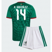 Mexico Armando Gonzalez #14 Thuis tenue Kids WK 2026 Korte Mouwen (+ broek)