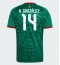 Mexico Armando Gonzalez #14 Thuis tenue WK 2026 Korte Mouwen