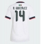 Mexico Armando Gonzalez #14 Uit tenue Dames WK 2026 Korte Mouwen