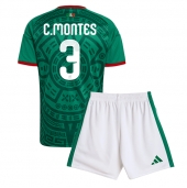 Mexico Cesar Montes #3 Thuis tenue Kids WK 2026 Korte Mouwen (+ broek)