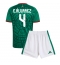 Mexico Edson Alvarez #4 Thuis tenue Kids WK 2026 Korte Mouwen (+ broek)