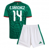 Mexico Erick Sanchez #14 Thuis tenue Kids WK 2026 Korte Mouwen (+ broek)