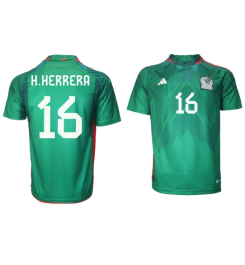 Mexico Hector Herrera #16 Thuis tenue WK 2022 Korte Mouwen