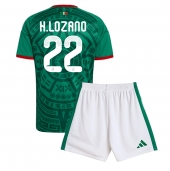 Mexico Hirving Lozano #22 Thuis tenue Kids WK 2026 Korte Mouwen (+ broek)