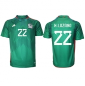 Mexico Hirving Lozano #22 Thuis tenue WK 2022 Korte Mouwen