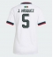 Mexico Johan Vasquez #5 Uit tenue Dames WK 2026 Korte Mouwen
