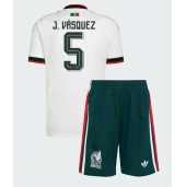 Mexico Johan Vasquez #5 Uit tenue Kids WK 2026 Korte Mouwen (+ broek)