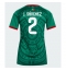 Mexico Jorge Sanchez #2 Thuis tenue Dames WK 2026 Korte Mouwen