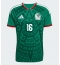 Mexico Julian Quinones #16 Thuis tenue WK 2026 Korte Mouwen