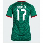 Mexico Orbelin Pineda #17 Thuis tenue Dames WK 2026 Korte Mouwen