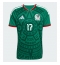Mexico Orbelin Pineda #17 Thuis tenue WK 2026 Korte Mouwen