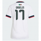 Mexico Orbelin Pineda #17 Uit tenue Dames WK 2026 Korte Mouwen