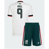 Mexico Raul Jimenez #9 Uit tenue Kids WK 2026 Korte Mouwen (+ broek)