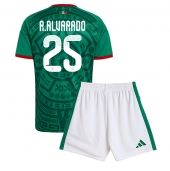 Mexico Roberto Alvarado #25 Thuis tenue Kids WK 2026 Korte Mouwen (+ broek)