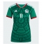 Mexico Santiago Gimenez #11 Thuis tenue Dames WK 2026 Korte Mouwen