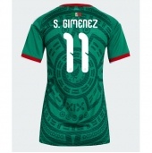 Mexico Santiago Gimenez #11 Thuis tenue Dames WK 2026 Korte Mouwen