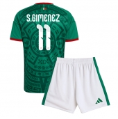 Mexico Santiago Gimenez #11 Thuis tenue Kids WK 2026 Korte Mouwen (+ broek)