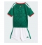 Mexico Thuis tenue Kids WK 2026 Korte Mouwen (+ broek)