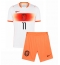 Nederland Cody Gakpo #11 Uit tenue Kids WK 2026 Korte Mouwen (+ broek)