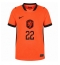 Nederland Denzel Dumfries #22 Thuis tenue Dames WK 2026 Korte Mouwen