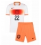 Nederland Denzel Dumfries #22 Uit tenue Kids WK 2026 Korte Mouwen (+ broek)