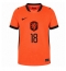 Nederland Donyell Malen #18 Thuis tenue Dames WK 2026 Korte Mouwen