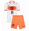 Nederland Donyell Malen #18 Uit tenue Kids WK 2026 Korte Mouwen (+ broek)