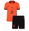Nederland Frenkie de Jong #21 Thuis tenue Kids WK 2026 Korte Mouwen (+ broek)