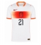 Nederland Frenkie de Jong #21 Uit tenue WK 2026 Korte Mouwen