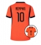 Nederland Memphis Depay #10 Thuis tenue Dames WK 2026 Korte Mouwen