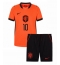 Nederland Memphis Depay #10 Thuis tenue Kids WK 2026 Korte Mouwen (+ broek)